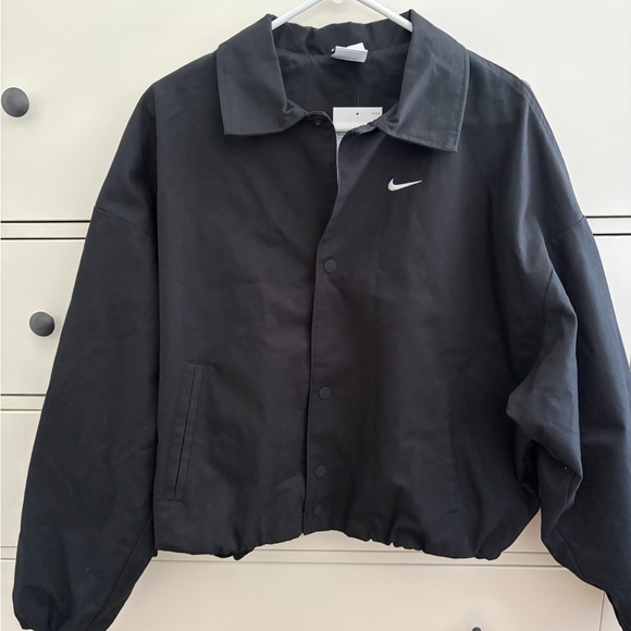 NIKE canvas coaches jacket black size XS NWT - Picture 4 of 8